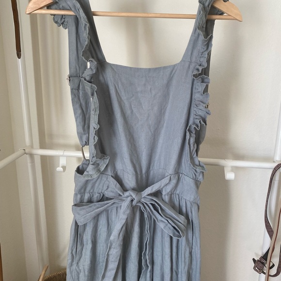 Posse Rider Jumpsuit Australian Linen Seagrass - Picture 4 of 5